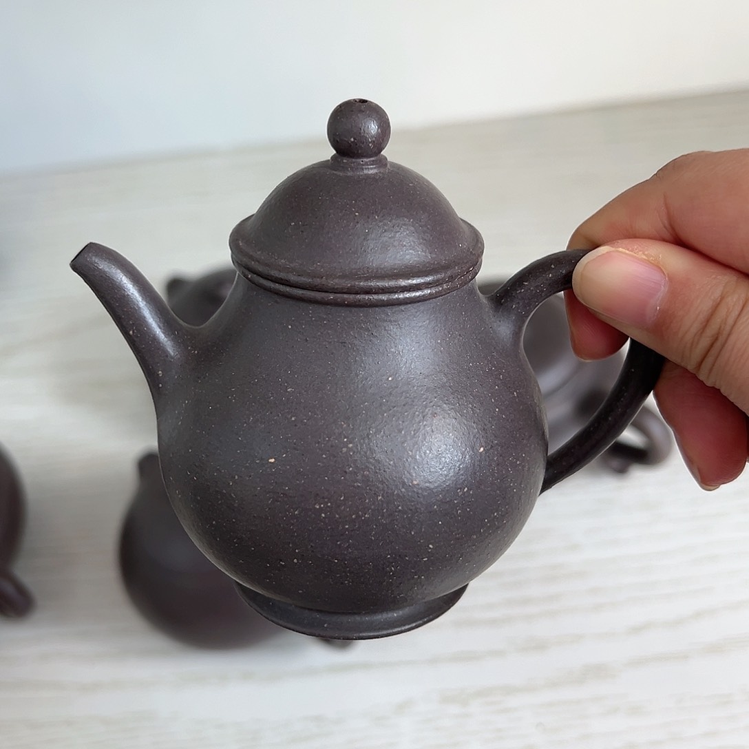 紫砂茶壶黄龙山原矿天青175