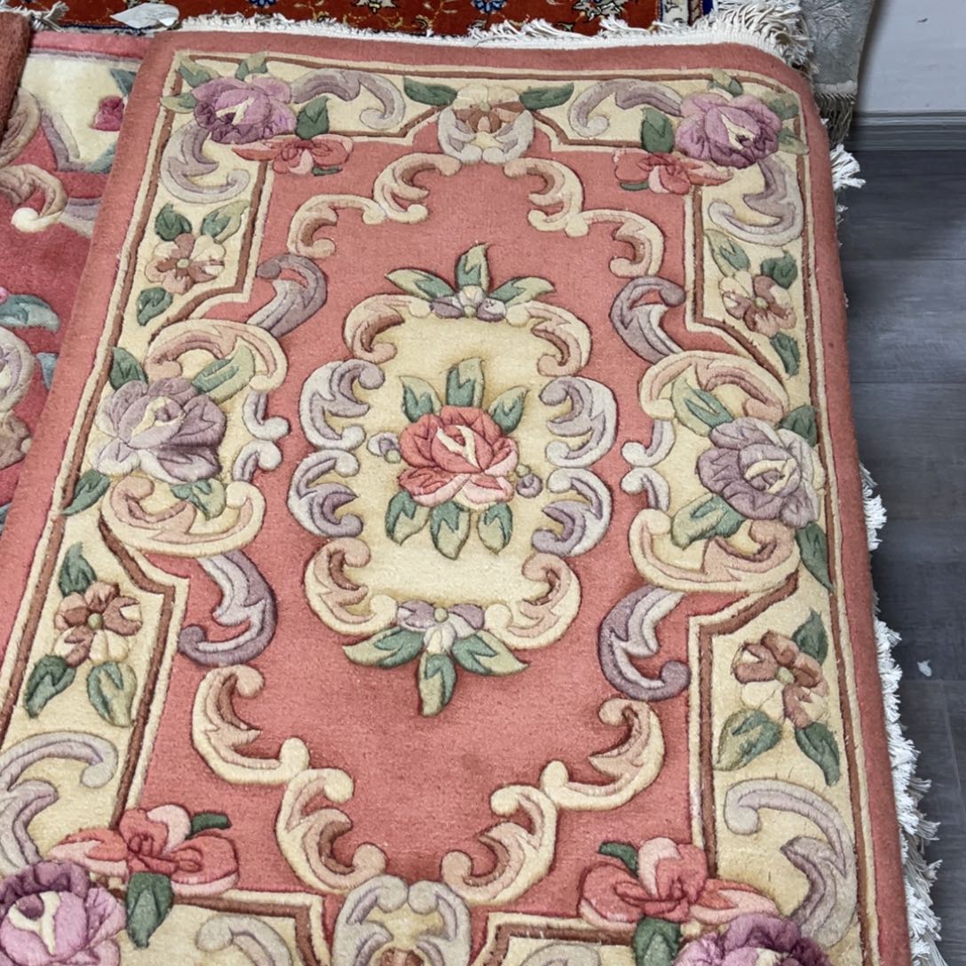 羊毛纯羊毛手工地毯60×90