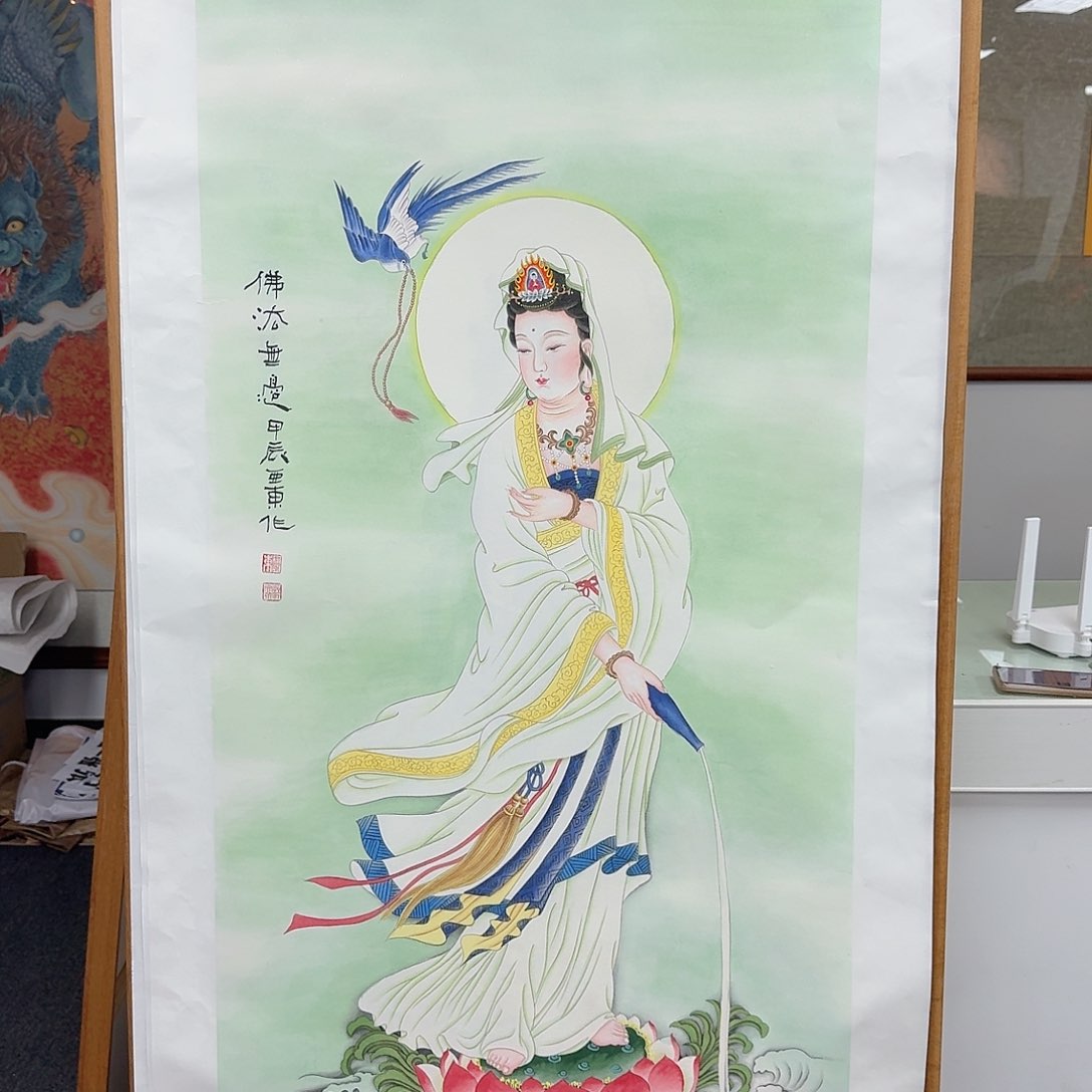 国画多次参加国内外大型