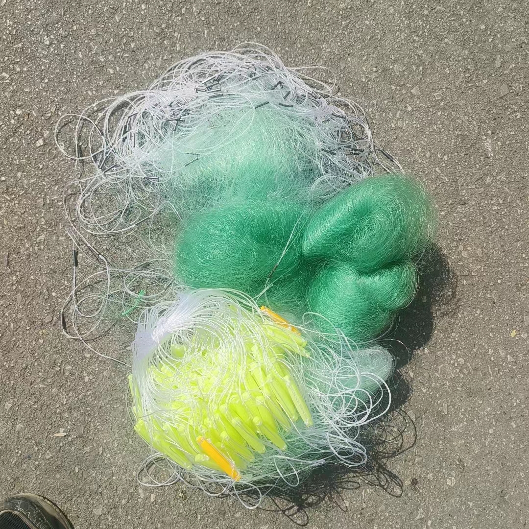 1.5米高三层渔网沉网粘网加强网丝网