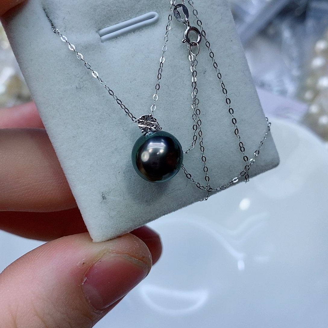 海水珍珠颈饰18K金镶嵌