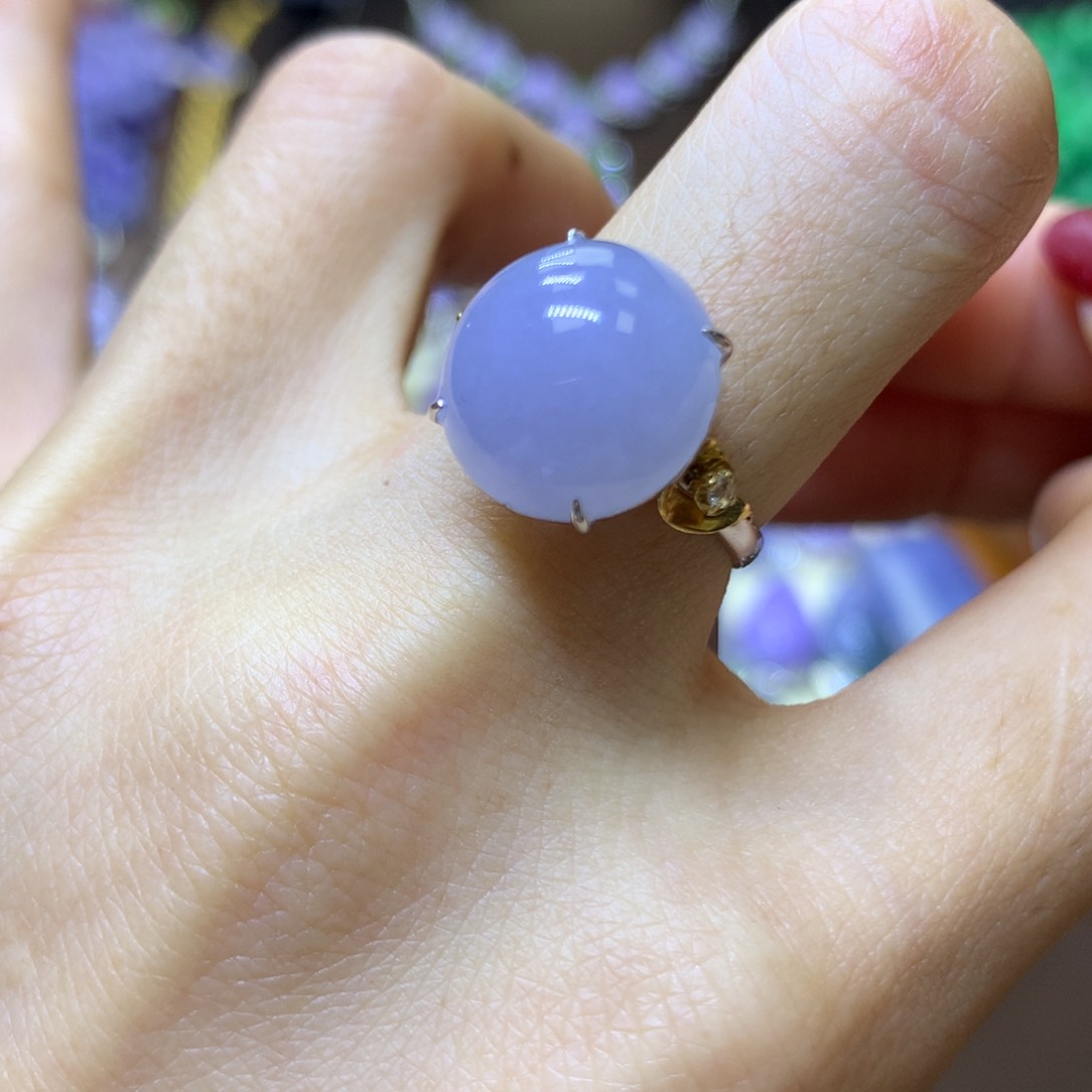 【闪购商品】翡翠颈饰18K金镶嵌翡翠