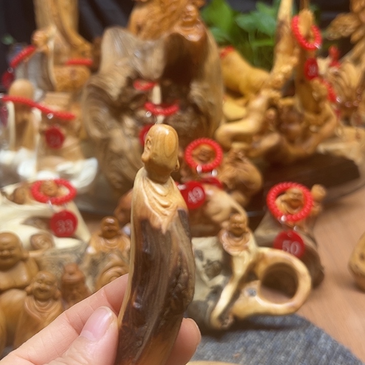 原***歪柏木（崖柏）崖柏摆件