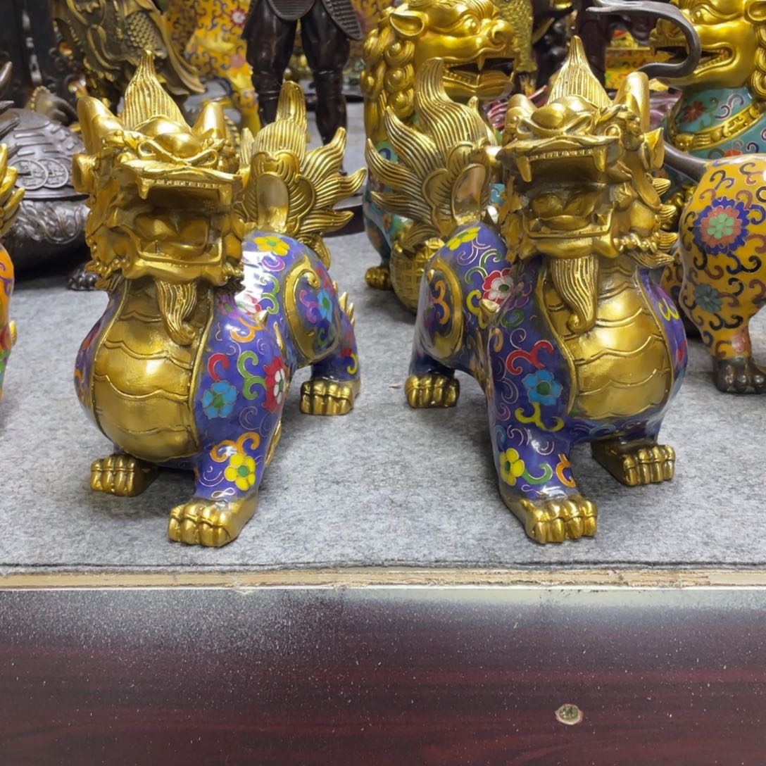 莎***洲黄铜摆件工艺品摆件