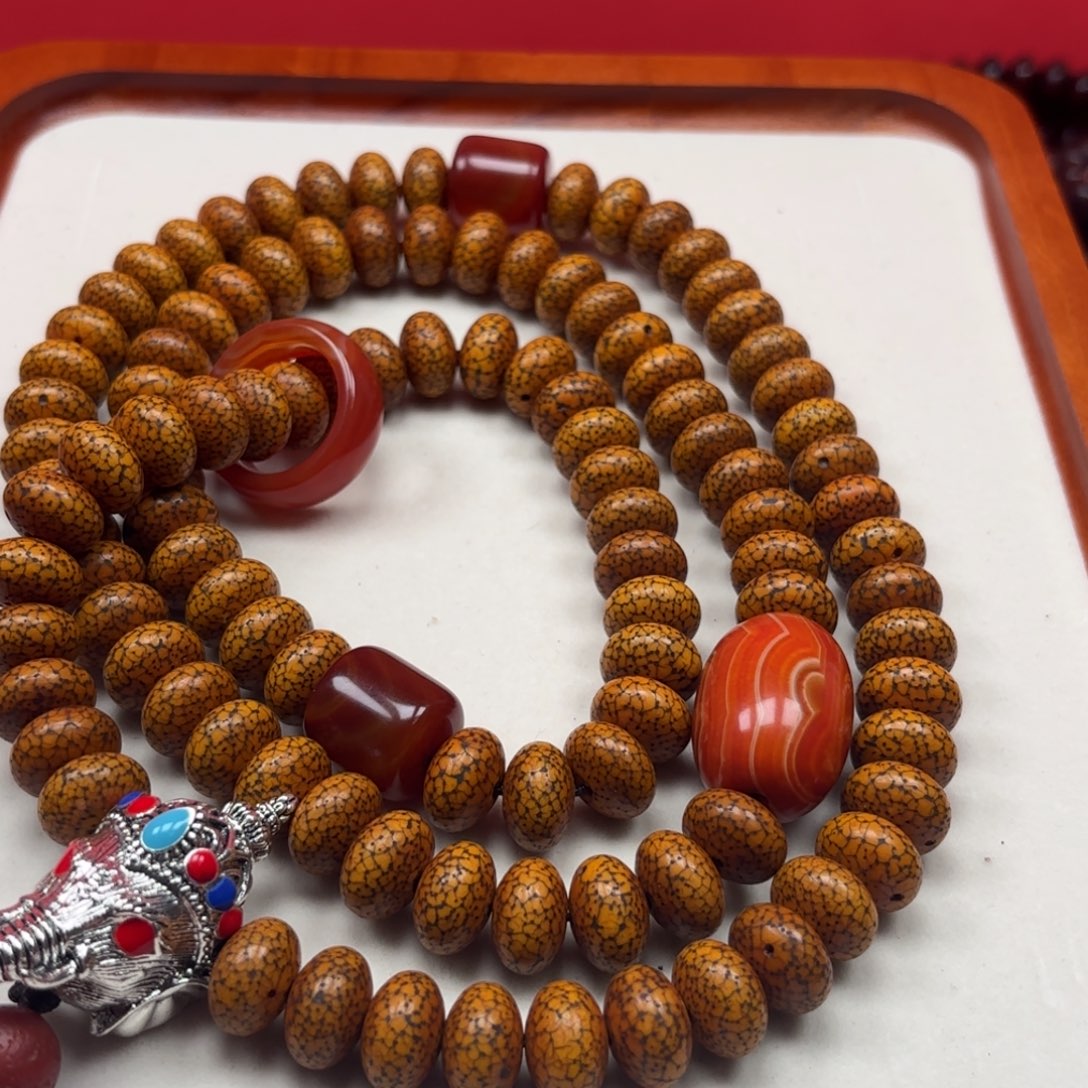 王***江星月菩提吊坠星月菩提108