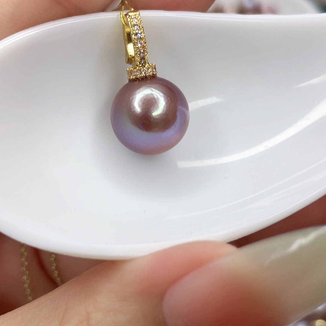 淡水珍珠未镶嵌吊坠(赠链)