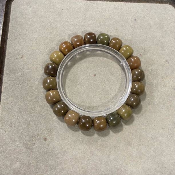 K213烟青菩提卡1.2单圈手串（底色多样，发货