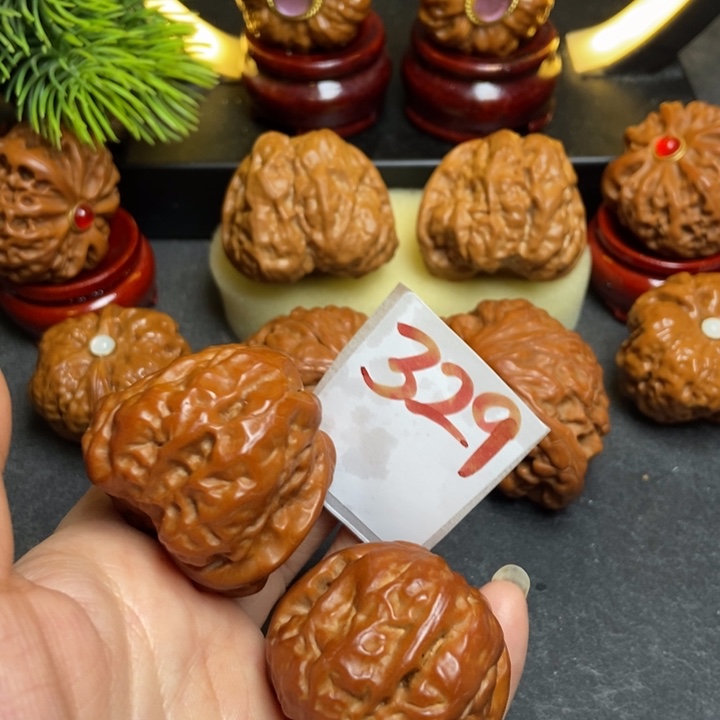 文玩核桃把件生*38练手329