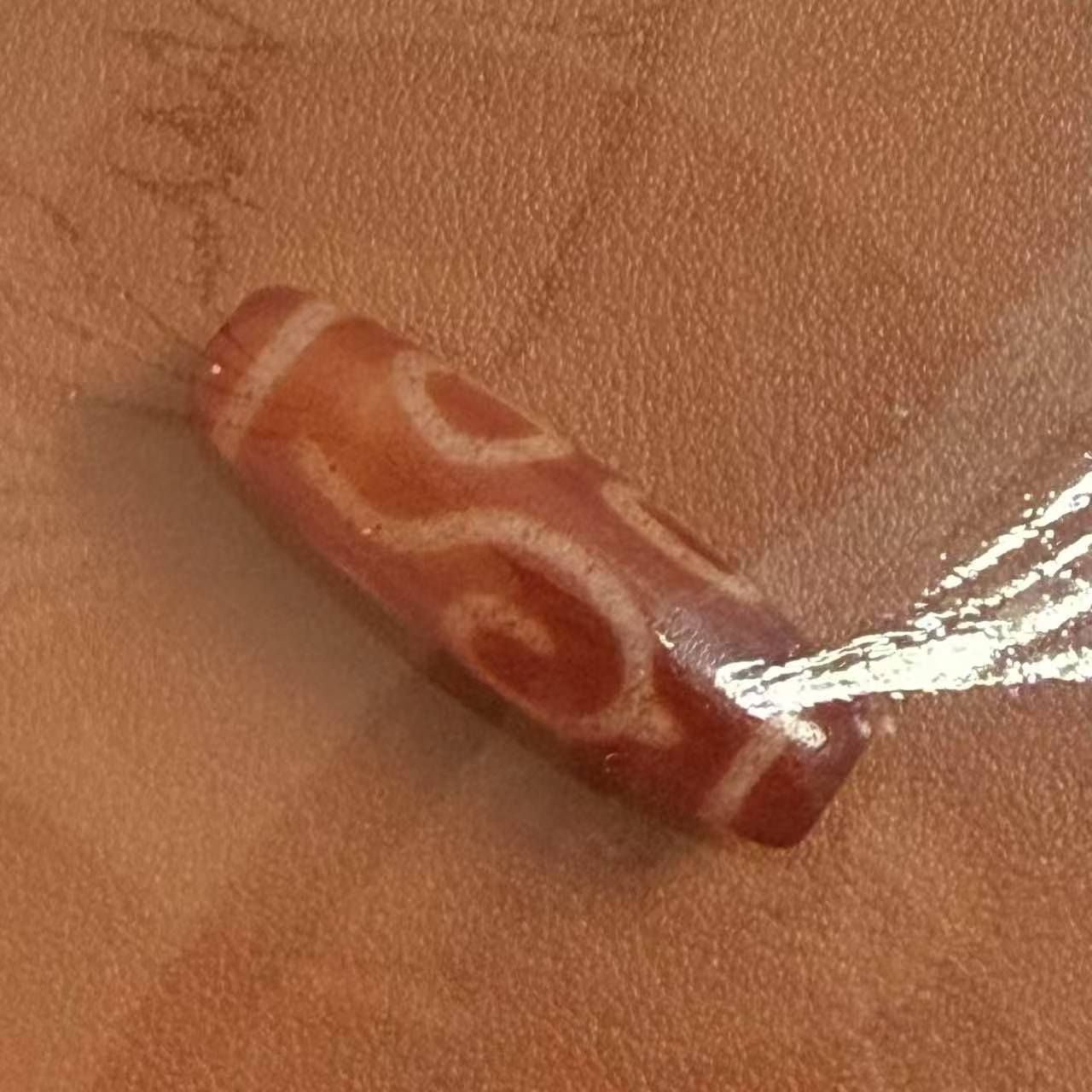 【老佛爷】2770-渡母四眼天珠玛瑙（定制款绳子）