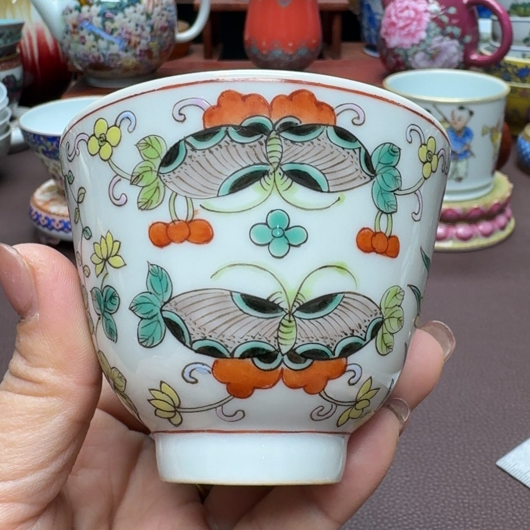 瓷片景德镇仿古手工制作精品展示