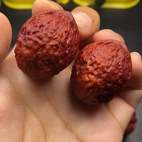 文玩核桃把件36尺蟒纹龙蛋