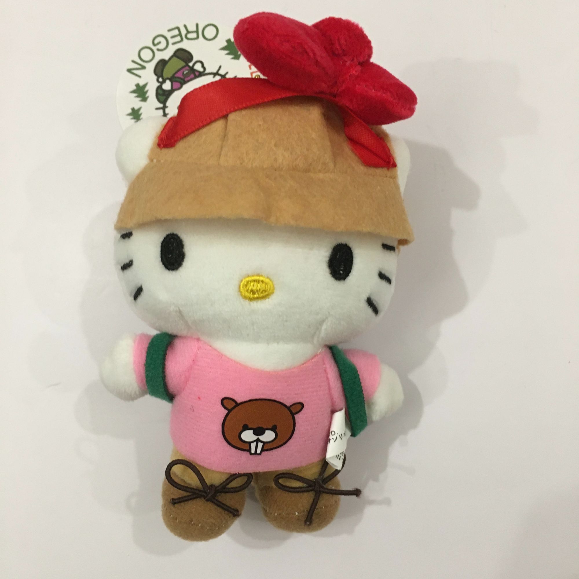 徒步旅行Kitty包包挂件毛绒玩偶挂件包包挂饰