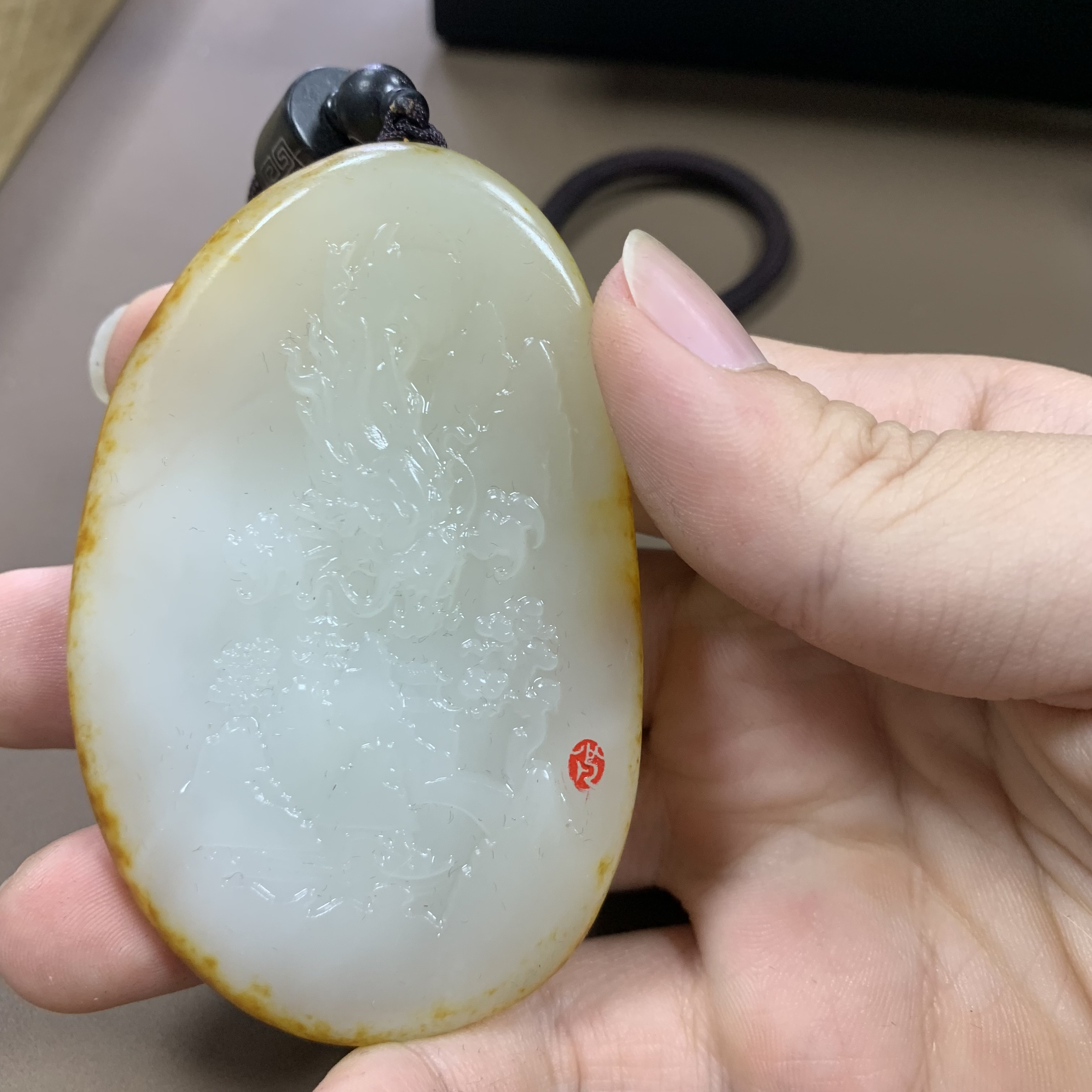 和田玉颈饰未镶嵌2.25 Y