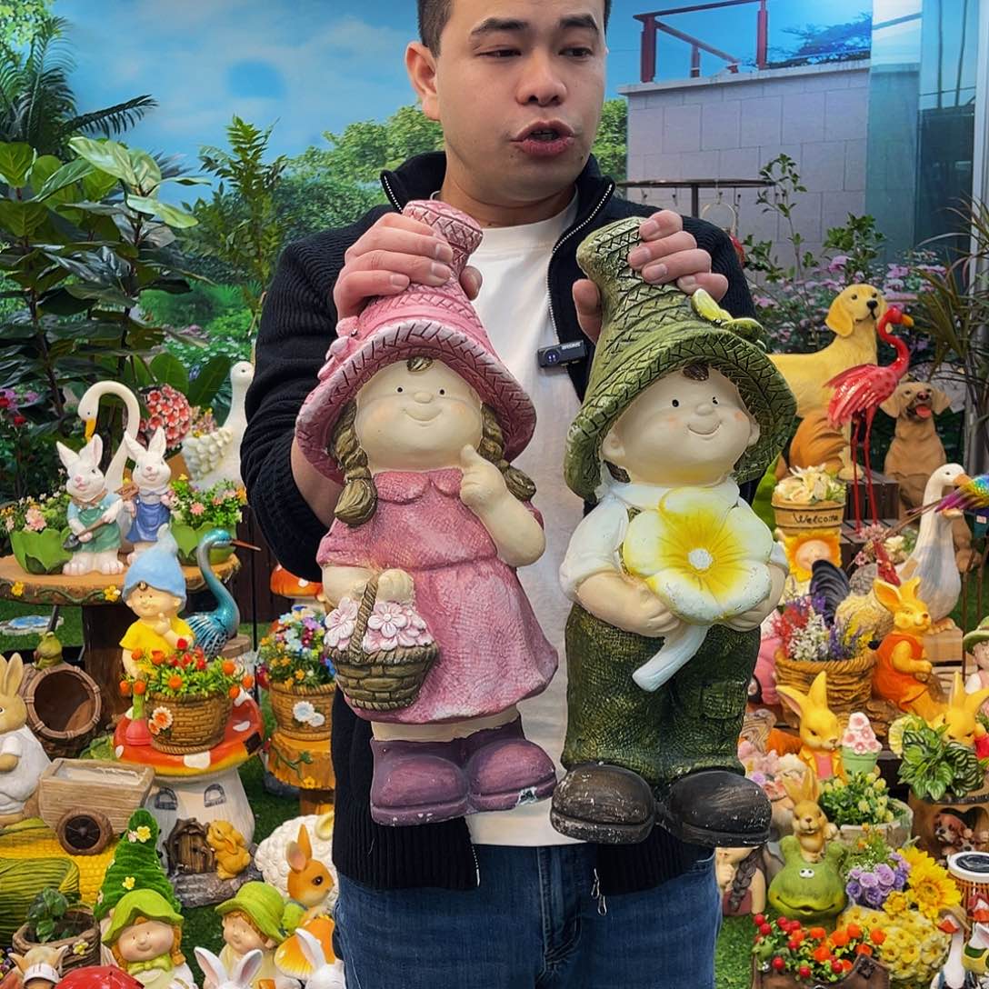 红陶花园庭院摆件&002&