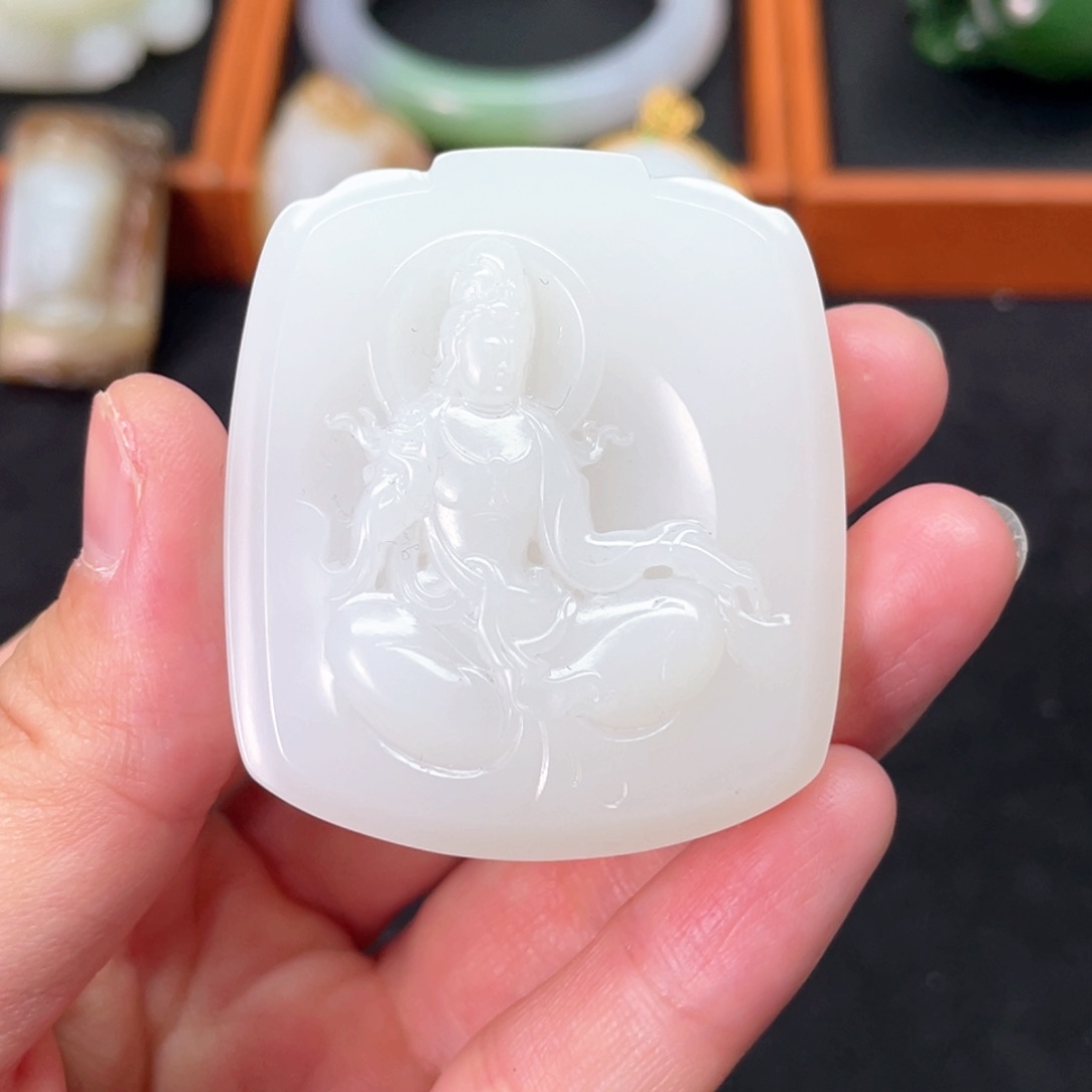 和田玉挂件未镶嵌