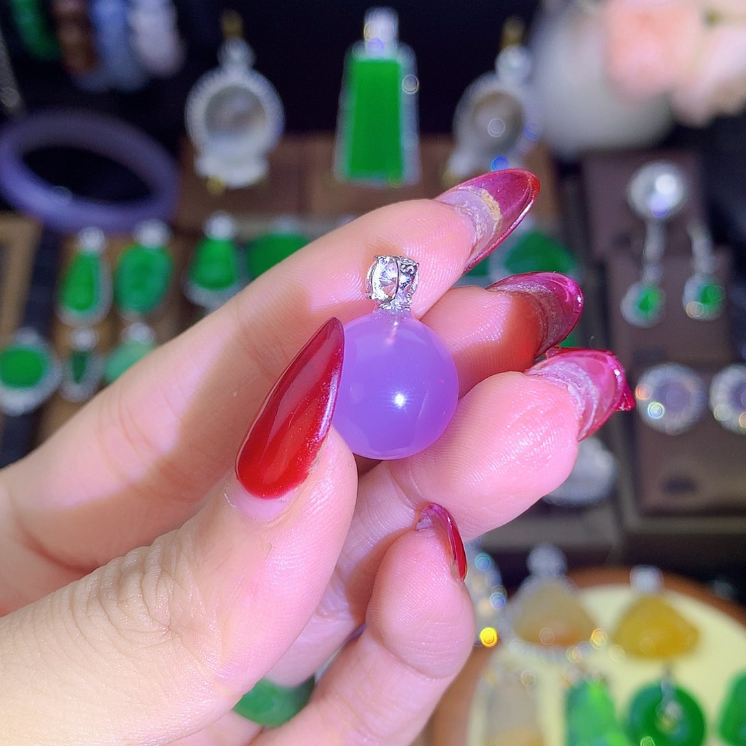 银S925镶嵌颈饰玛瑙/玉髓晨