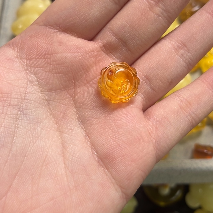 琥珀颈饰未镶嵌天然蜜蜡配件