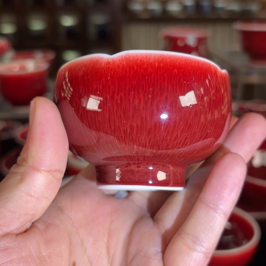 杯子景德镇瓷器郎红福利