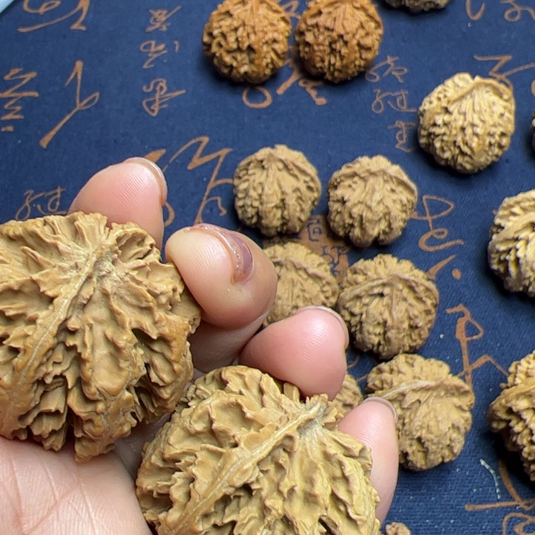 文玩核桃把件秦岭野生植物核桃