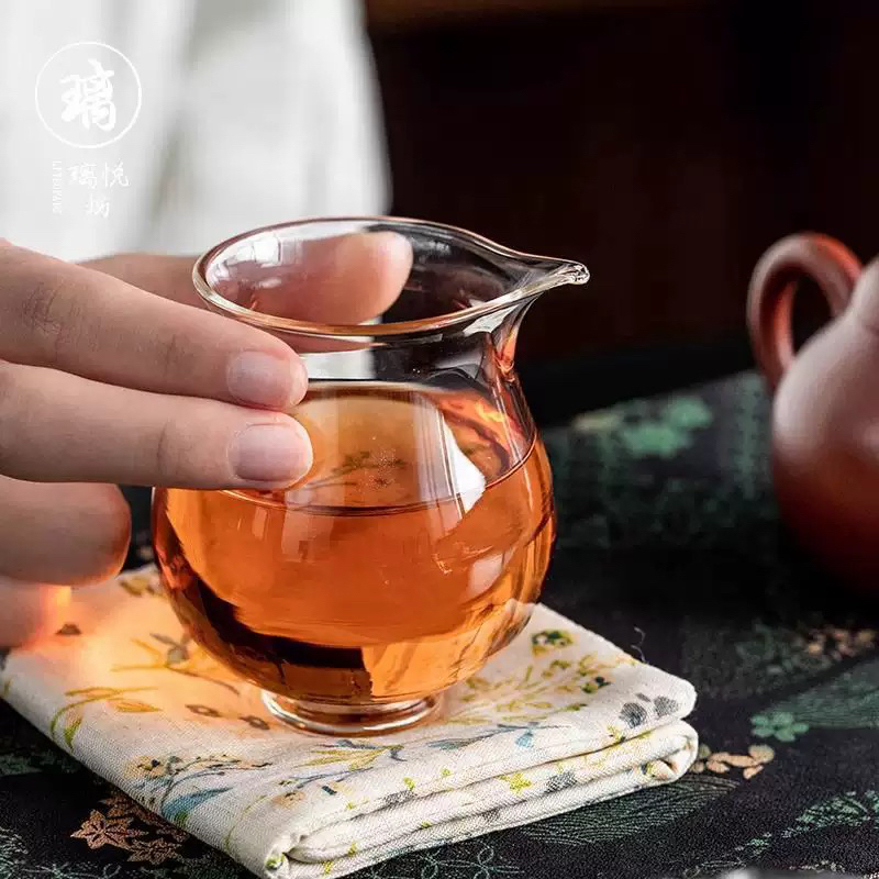高硼硅蛋仔玻璃公道杯-fl