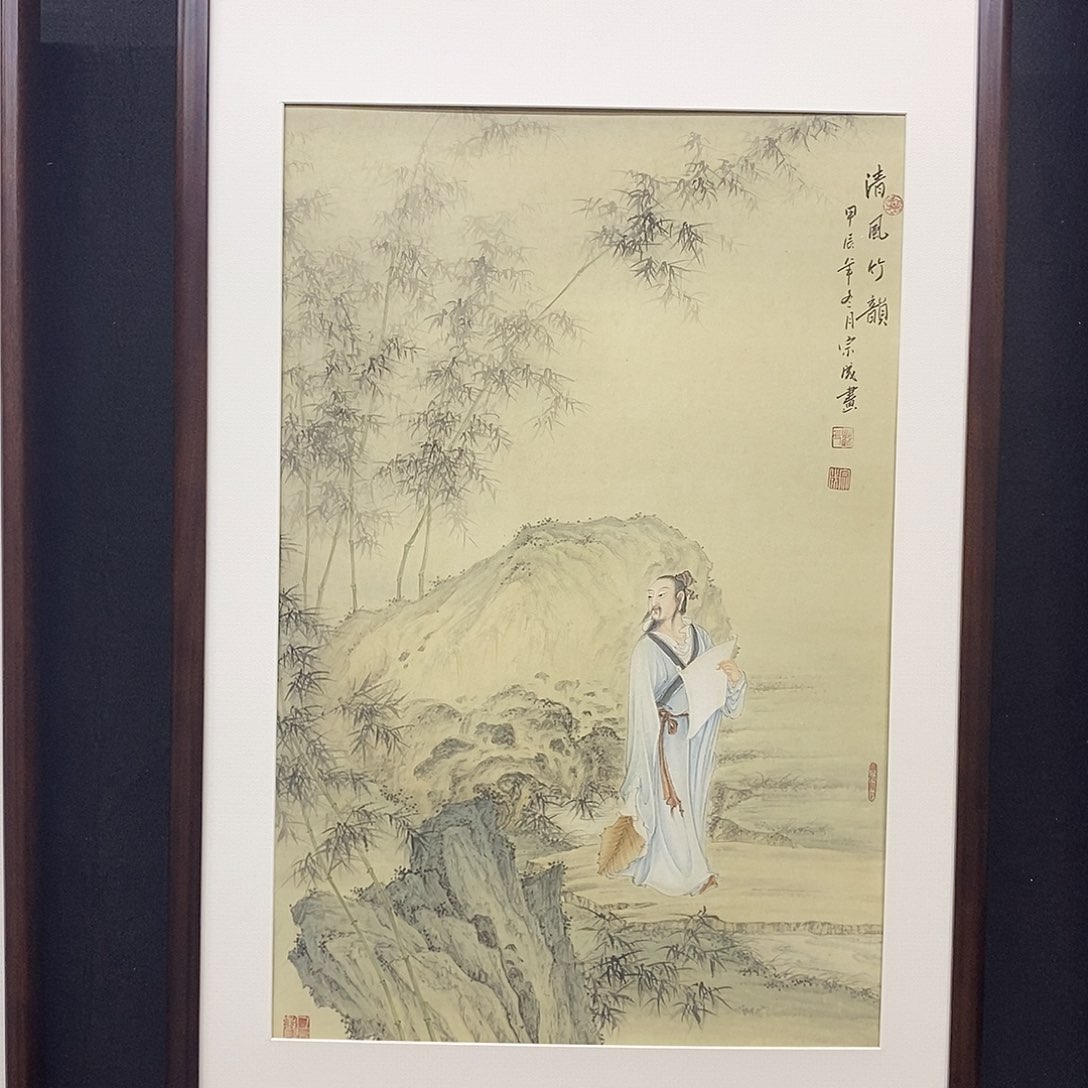 国画手绘国画，精品人物，画心