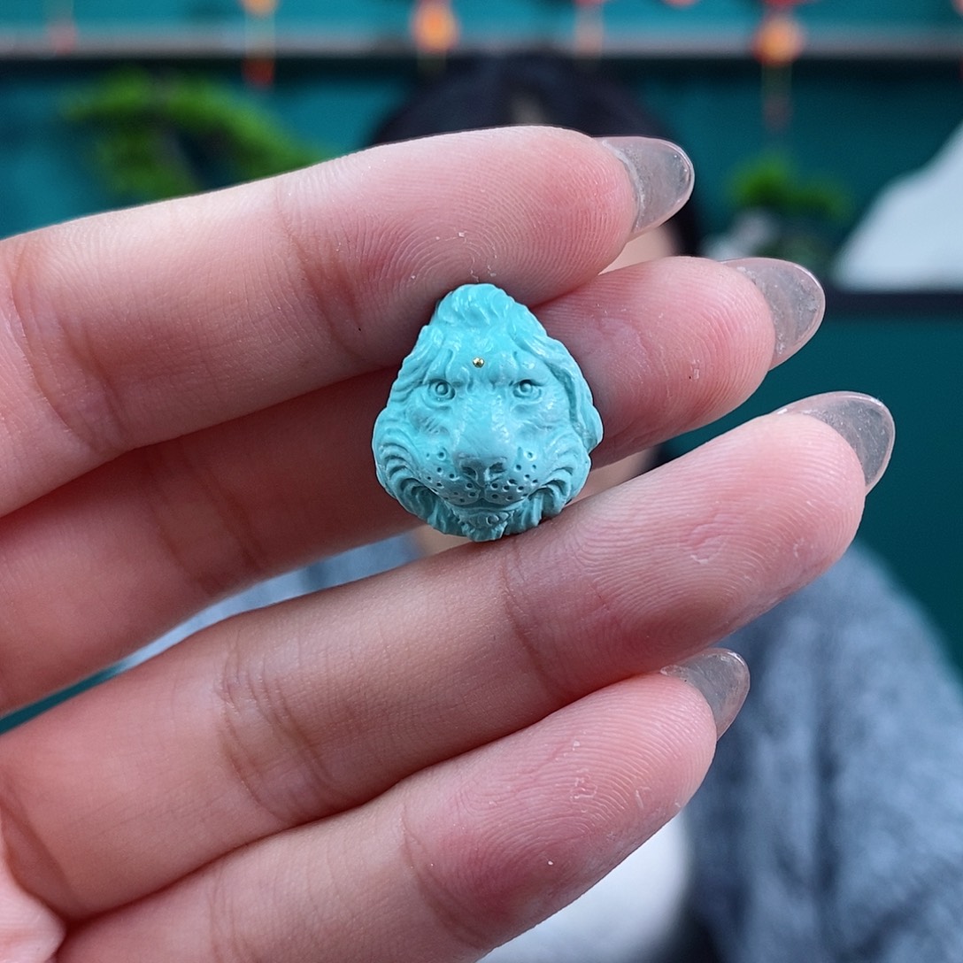 绿松石珠宝奇石未镶嵌