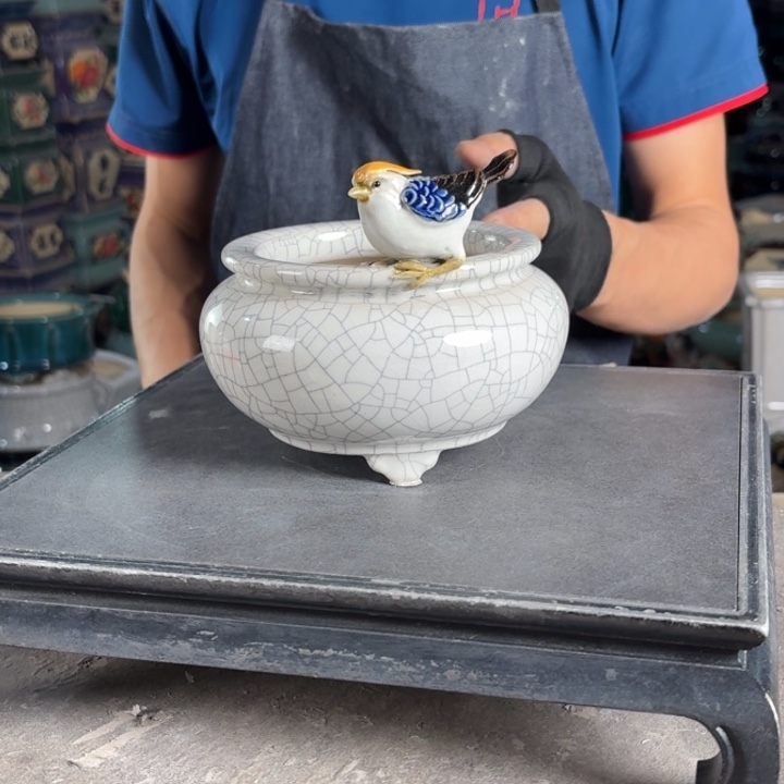 一风堂石湾花盆 内10*7