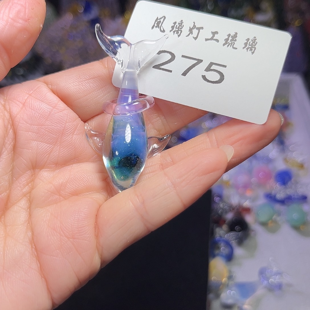 吊坠（不含链）玻璃275鲸鱼吊坠