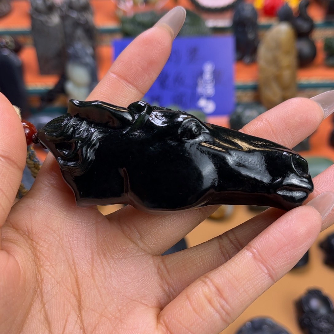 未镶嵌和田玉挂件白**飞