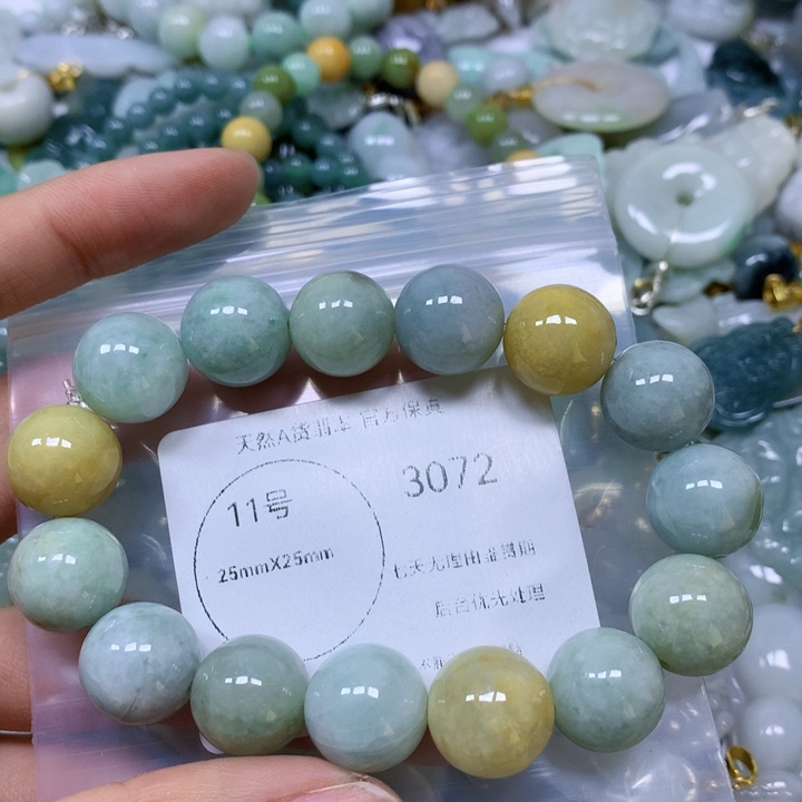 翡翠颈饰未镶嵌翡翠