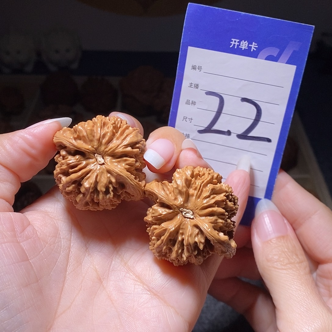 文玩核桃把件满天星练手对