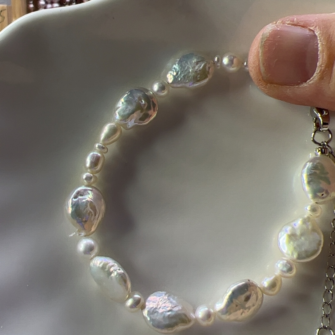 手绳合金淡水珍珠434