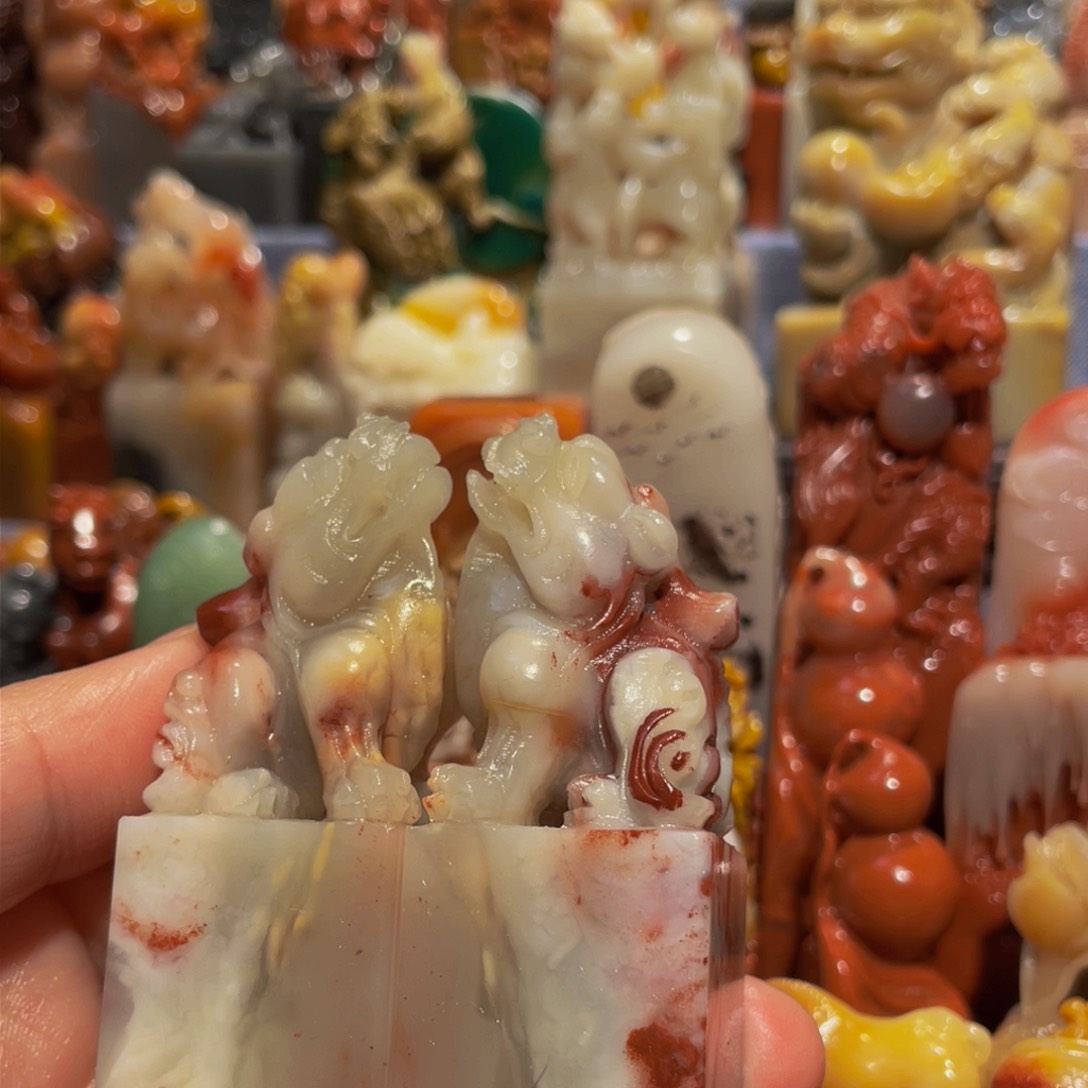 寿山石印石精美寿山