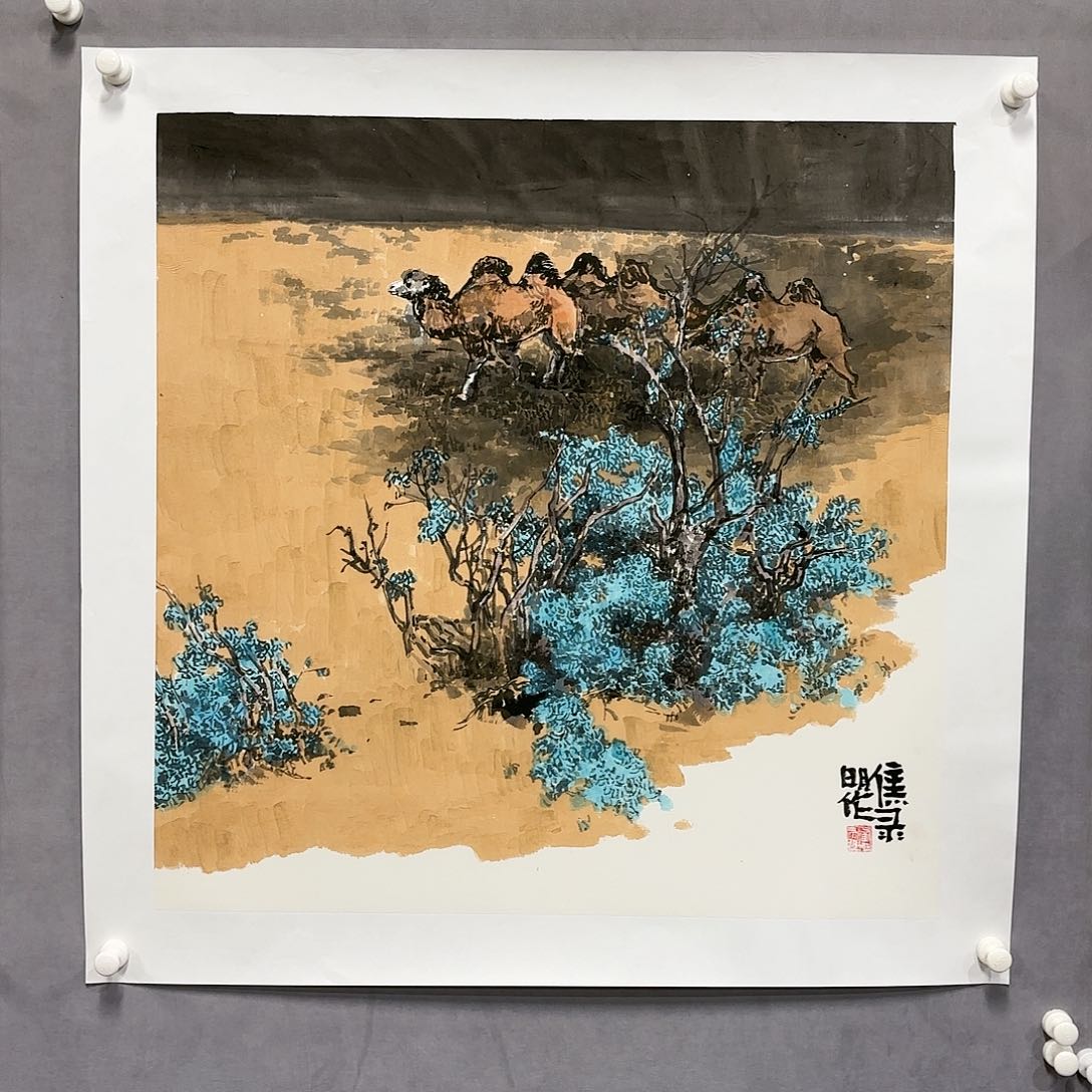 国画国画纯手绘作品请放心去藏