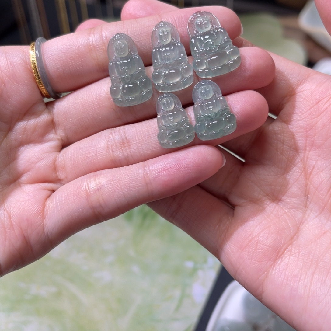 定制翡翠未镶嵌观音多样性发一