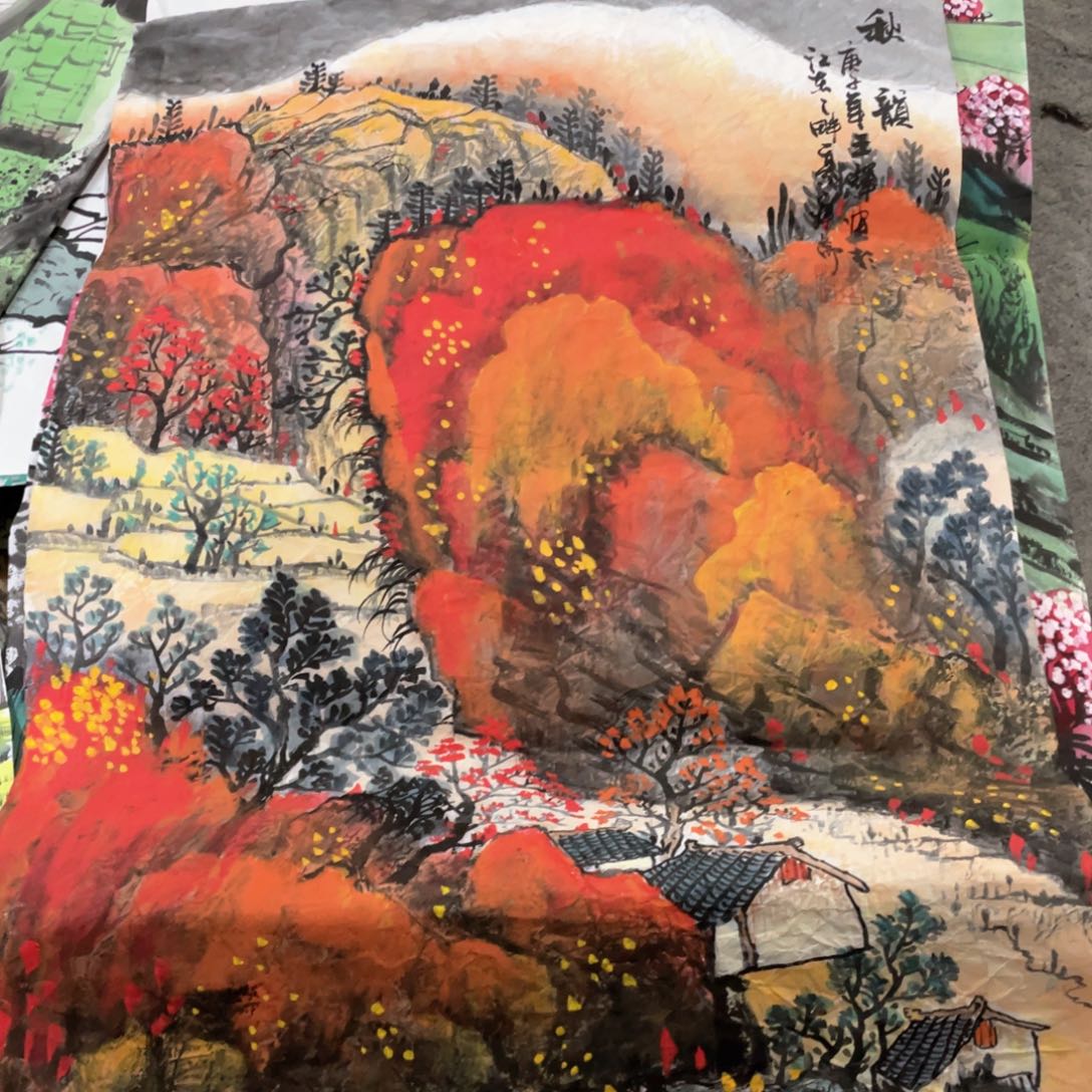 国画国画作品画画一个作品