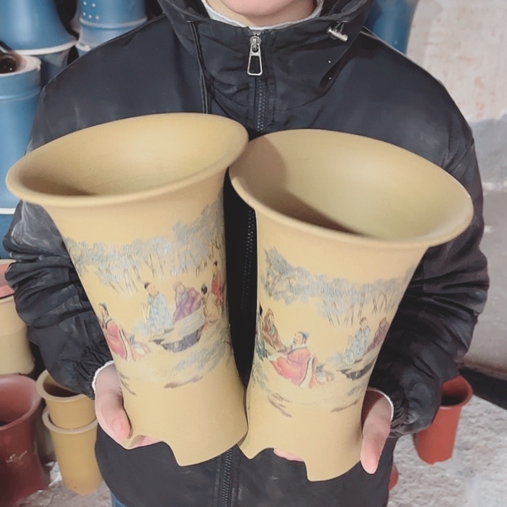 紫砂花盆宜兴紫砂花盆