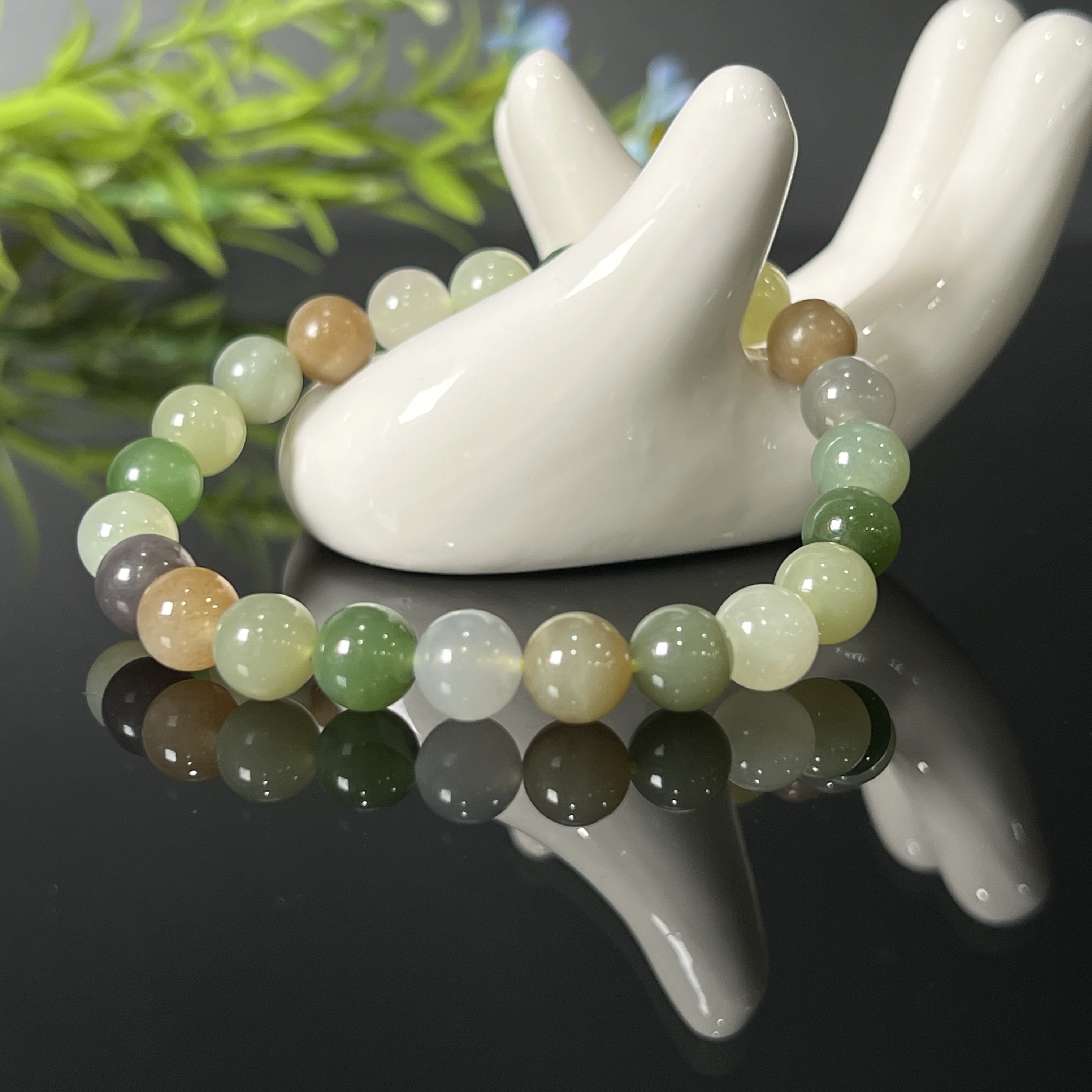 1230GC6628和田玉手串