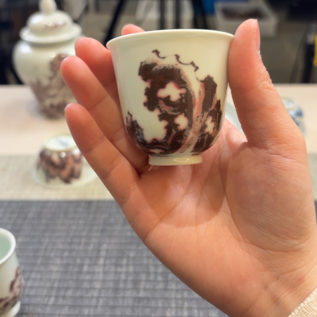 王长根太湖石闻香杯