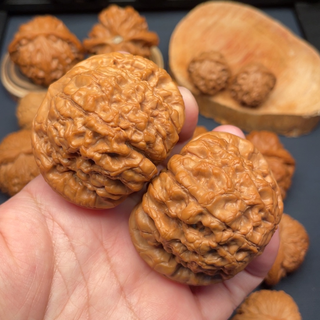 文玩核桃把件全品无修53龙鼎，61克