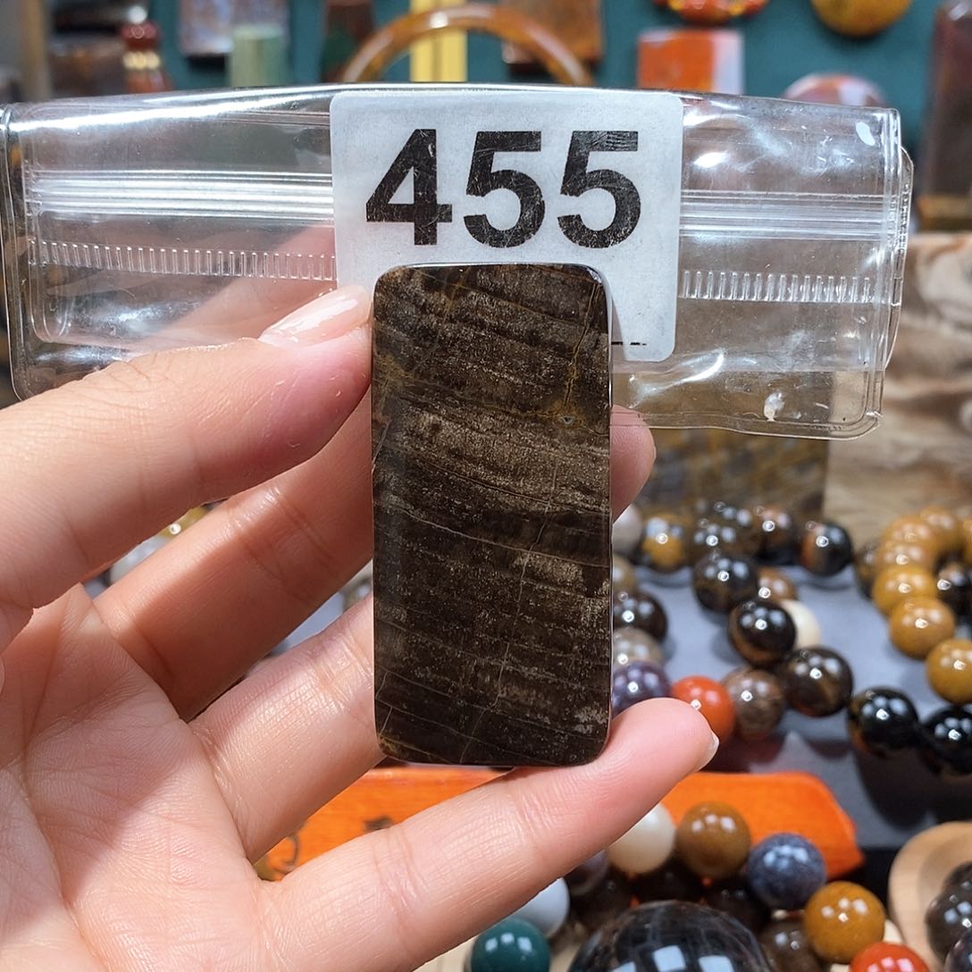 硅化玉天然北票硅化玉牌子未镶嵌