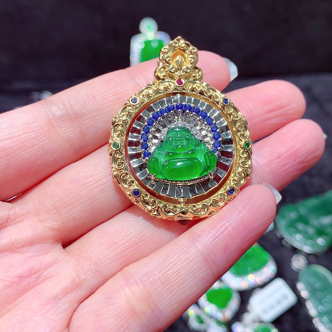 【闪购商品】翡翠吊坠(不含链)未镶嵌