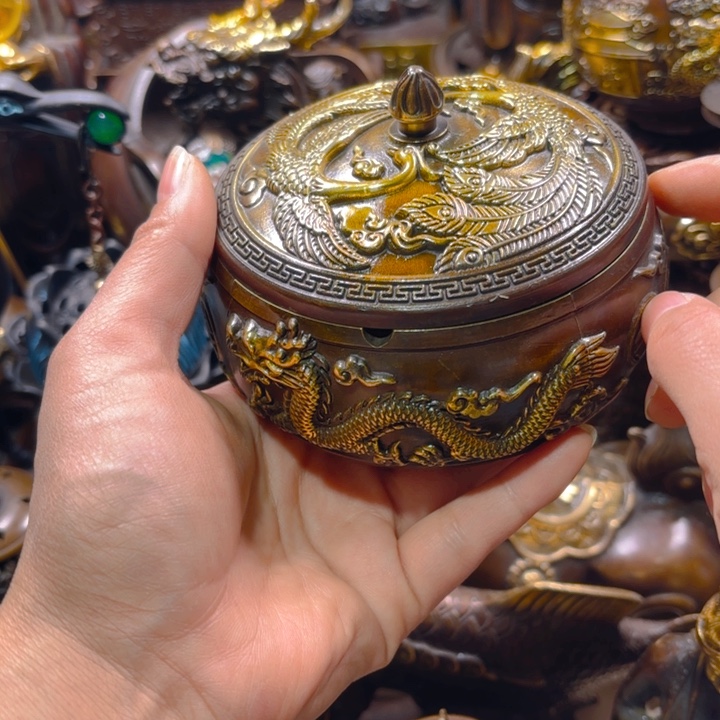 铜器摆件收收藏藏