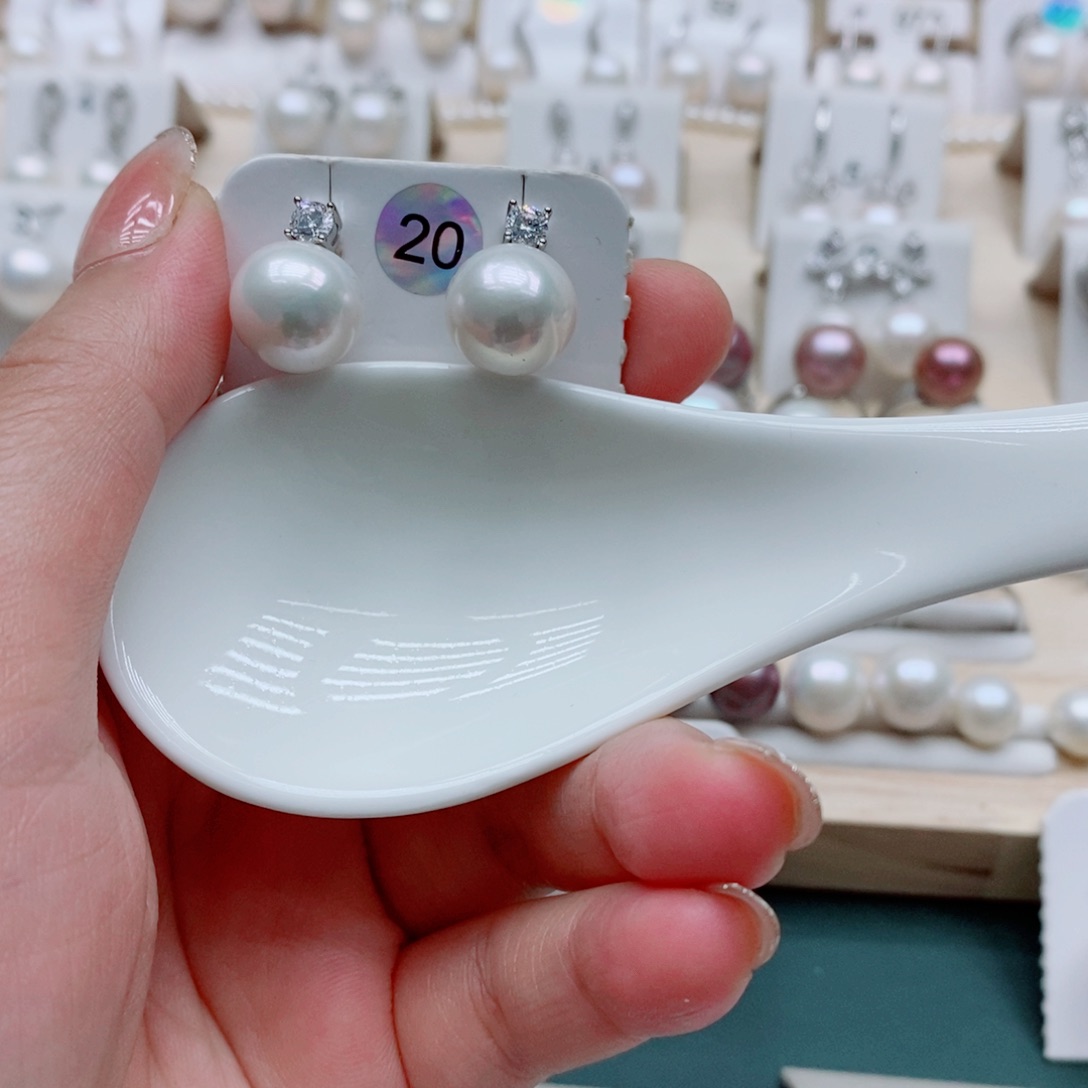 蓝***伞淡水珍珠银S925镶嵌吊坠(赠链)