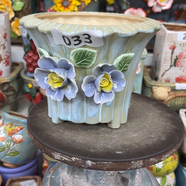 紫砂花盆粗陶材质多肉花盆