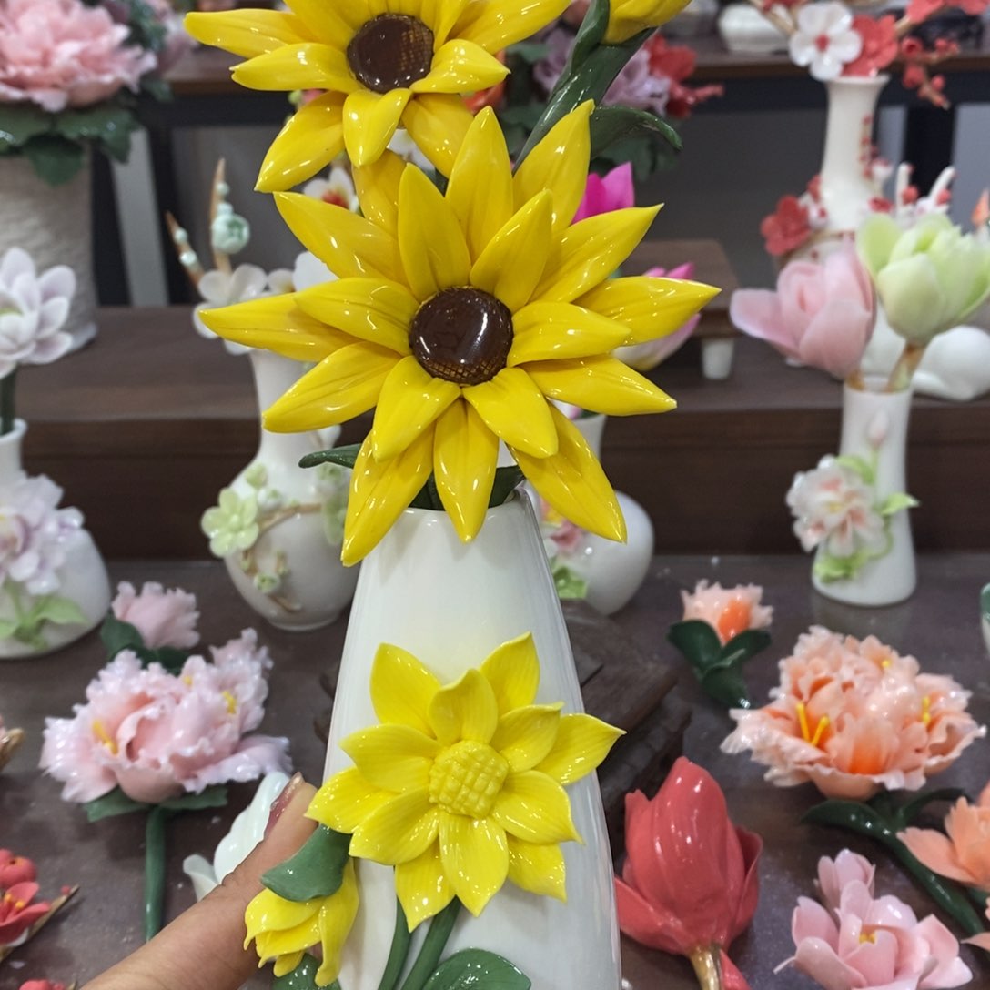 瓷片陶瓷工艺品摆件