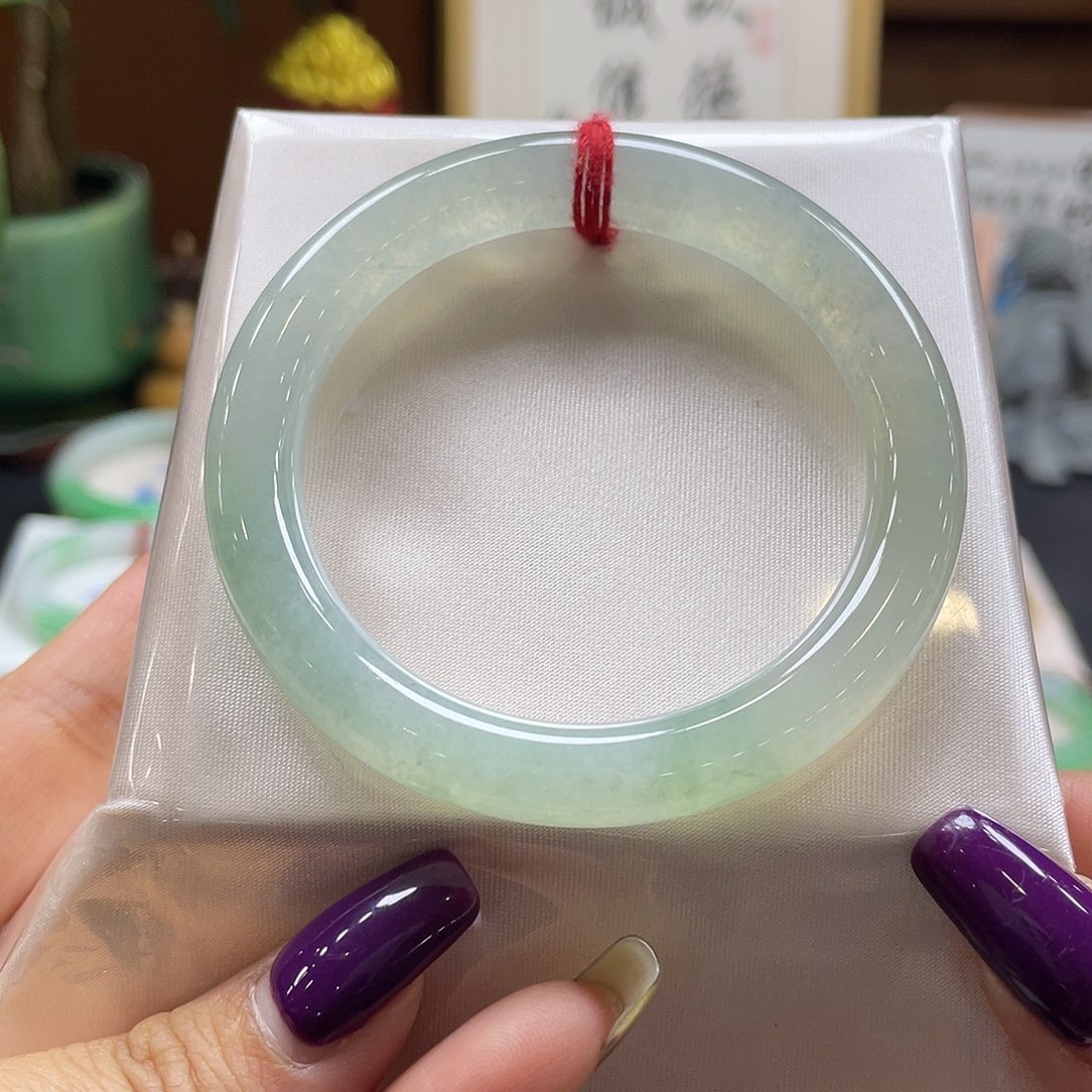 翡翠未镶嵌手镯33 号链接