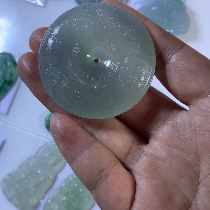 项链未镶嵌翡翠仿古平安扣