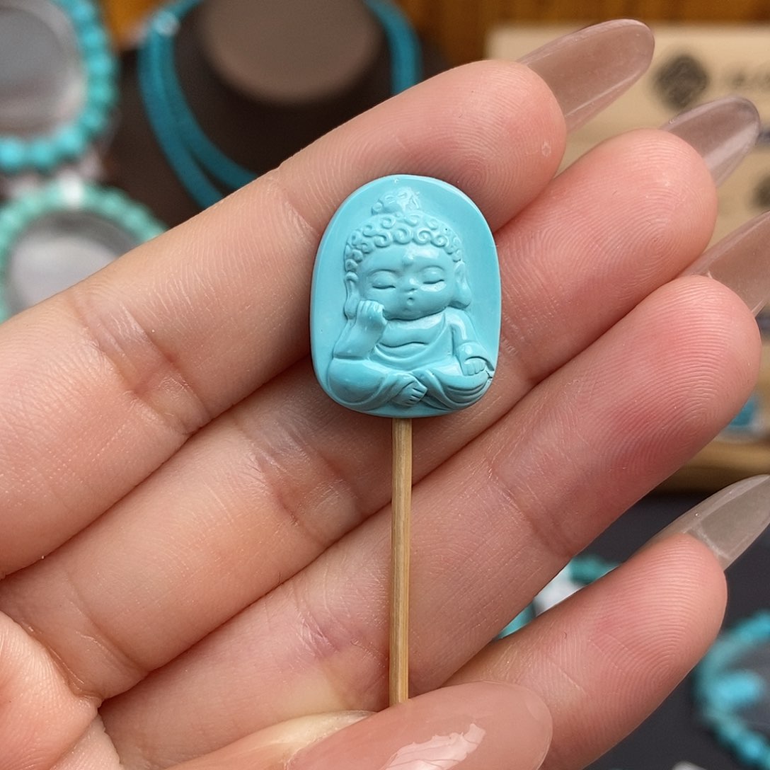 绿松石雕刻未镶嵌
