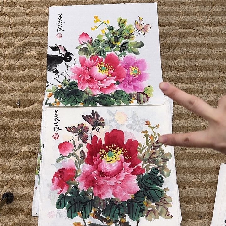 国画阳*花鸟等动物为主料制作